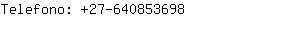 Telefono: 27-64085....