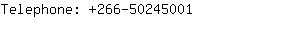 Telephone: 266-5024....