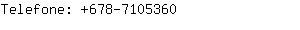 Telefone: 678-710....