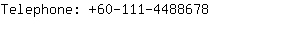 Telephone: 60-111-448....