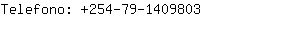 Telefono: 254-79-140....