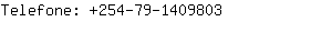 Telefone: 254-79-140....