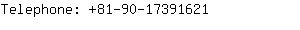 Telephone: 81-90-1739....