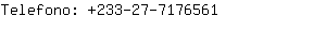 Telefono: 233-27-717....