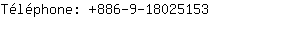 Tlphone: 886-9-1802....