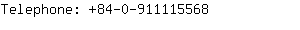 Telephone: 84-0-91111....