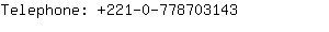Telephone: 221-0-77870....