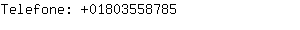 Telefone: 0180355....