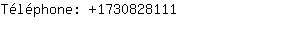 Téléphone: 173082....