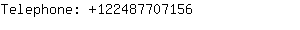 Telephone: 12248770....