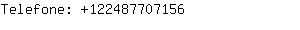 Telefone: 12248770....