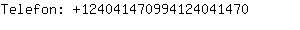 Telefon: 12404147099412404....