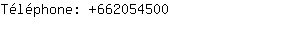 Téléphone: 66205....