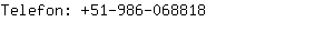 Telefon: 51-986-06....