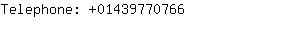 Telephone: 0143977....
