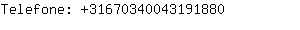 Telefone: 3167034004319....