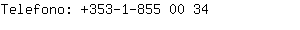 Telefono: 353-1-855 0....