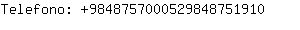 Telefono: 984875700052984875....