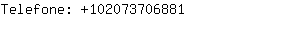 Telefone: 10207370....
