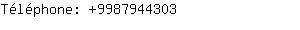Téléphone: 998794....