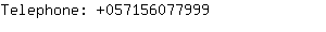 Telephone: 05715607....