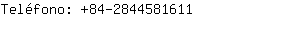 Teléfono: 84-284458....