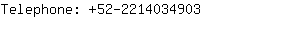 Telephone: 52-221403....