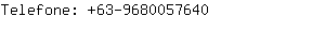 Telefone: 63-968005....