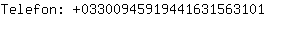 Telefon: 0330094591944163156....