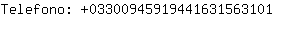 Telefono: 0330094591944163156....