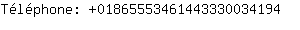 Tlphone: 0186555346144333003....