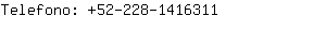 Telefono: 52-228-141....