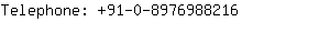 Telephone: 91-0-897698....