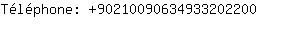 Tlphone: 9021009063493320....