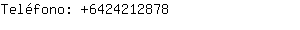 Teléfono: 642421....