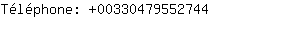 Tlphone: 0033047955....