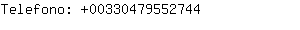 Telefono: 0033047955....