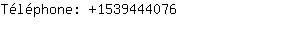 Téléphone: 153944....