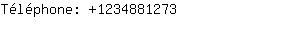 Téléphone: 123488....
