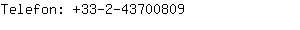 Telefon: 33-2-4370....