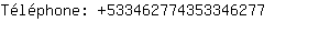 Tlphone: 53346277435334....