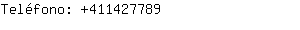 Teléfono: 41142....