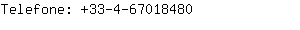 Telefone: 33-4-6701....