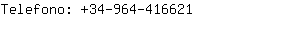 Telefono: 34-964-41....