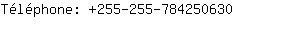 Tlphone: 255-255-78425....