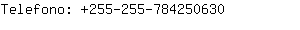 Telefono: 255-255-78425....