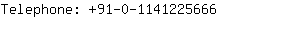 Telephone: 91-0-114122....