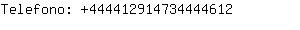 Telefono: 44441291473444....