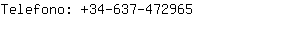 Telefono: 34-637-47....