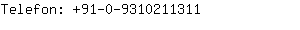 Telefon: 91-0-931021....